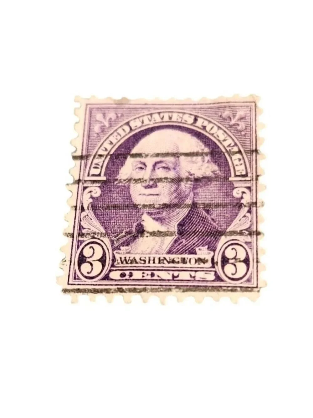 Vintage 1932 Washington 3¢ U.S. Postage Stamp Purple